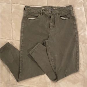 American eagle super hi rise jegging